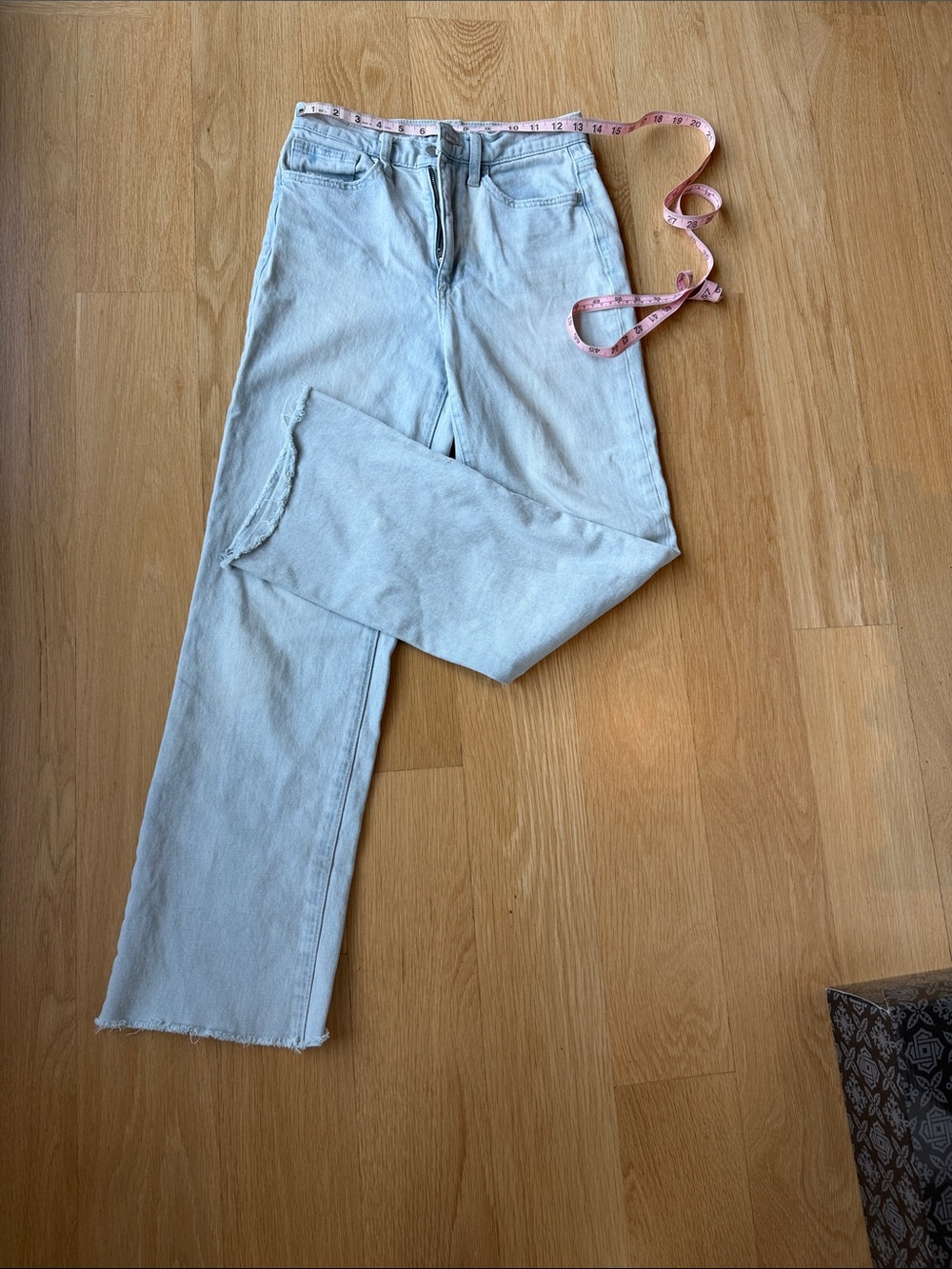 Joe's Jeans Light Blue Straight Leg High-Rise Jeans